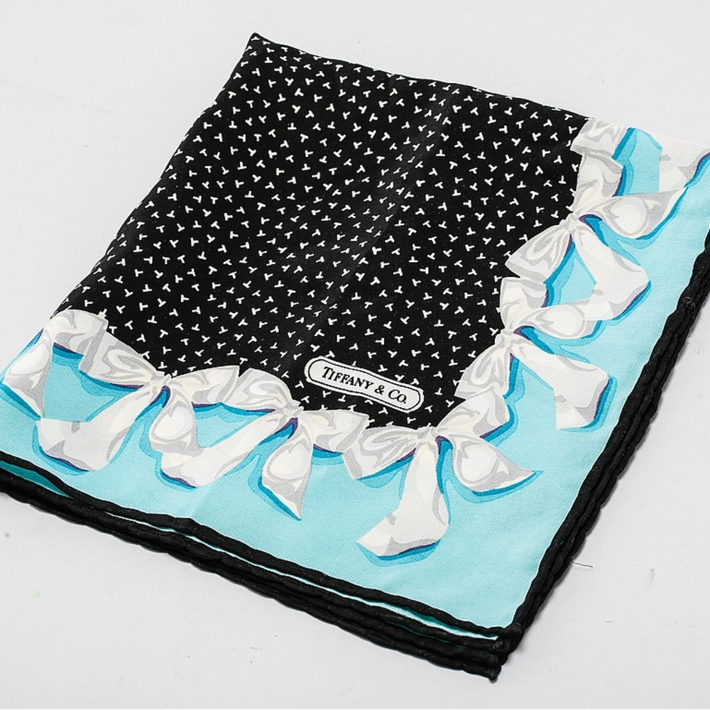 TIFFANY & CO Multiple color 100% silk scarf. - Picture 9 of 16